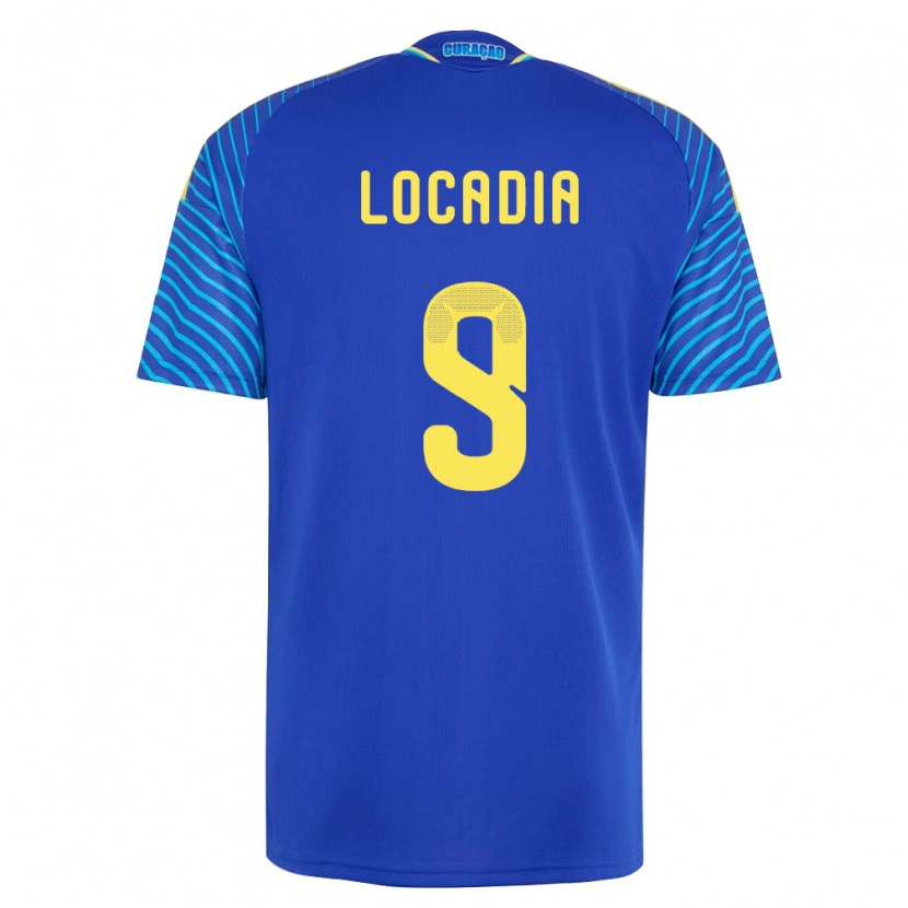 Danxen Dámské Curaçao Jürgen Locadia #9 Námořnická Bílá Domů Hráčské Dresy 26-28 Dres