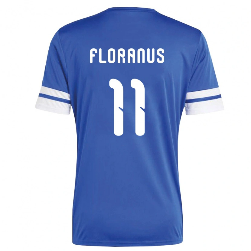 Danxen Dámské Curaçao Jëalardino Floranus #11 Námořnická Bílá Domů Hráčské Dresy 26-28 Dres