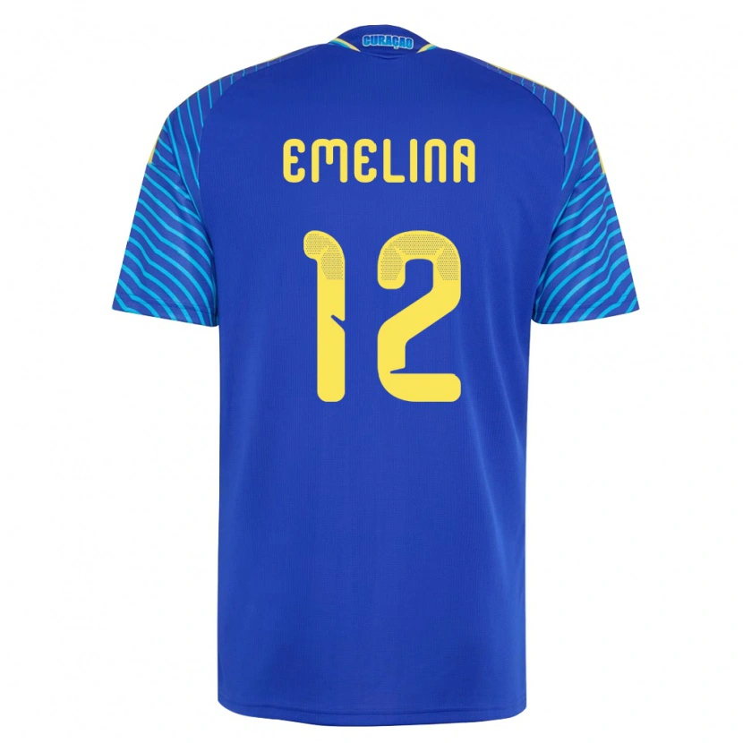Danxen Dámské Curaçao Irdjoailly Emelina #12 Námořnická Bílá Domů Hráčské Dresy 26-28 Dres