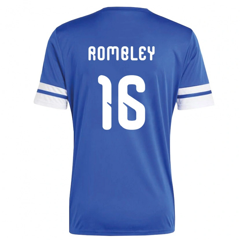 Danxen Dámské Curaçao Shermayn Rombley #16 Námořnická Bílá Domů Hráčské Dresy 26-28 Dres