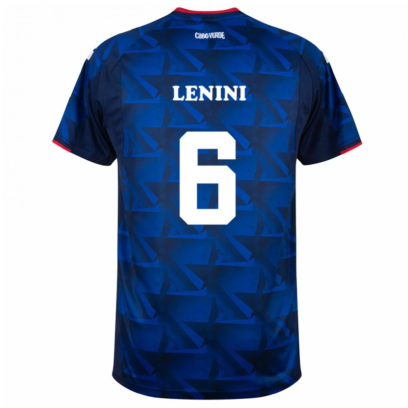 Danxen Dámské Kapverdy Kevin Lenini #6 Královská Modrá Červená Domů Hráčské Dresy 26-28 Dres