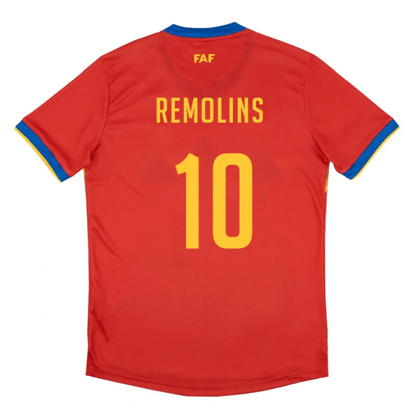 Danxen Dámské Andorra Ot Remolins #10 Červená Modrá Žlutá Domů Hráčské Dresy 26-28 Dres