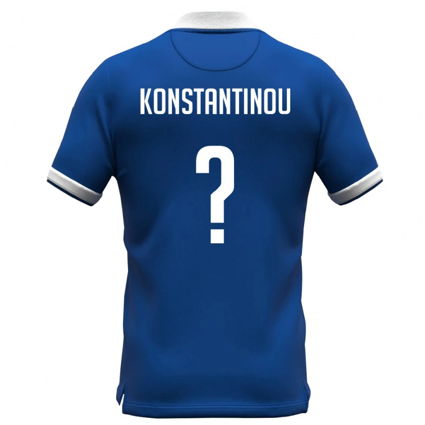 Danxen Dámské Kypr Charalampos Konstantinou #0 Královská Modrá Bílá Domů Hráčské Dresy 26-28 Dres