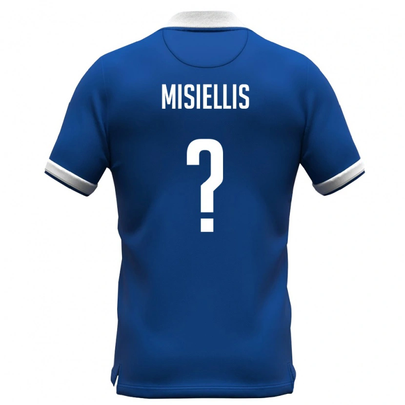 Danxen Dámské Kypr Andreas Misiellis #0 Královská Modrá Bílá Domů Hráčské Dresy 26-28 Dres