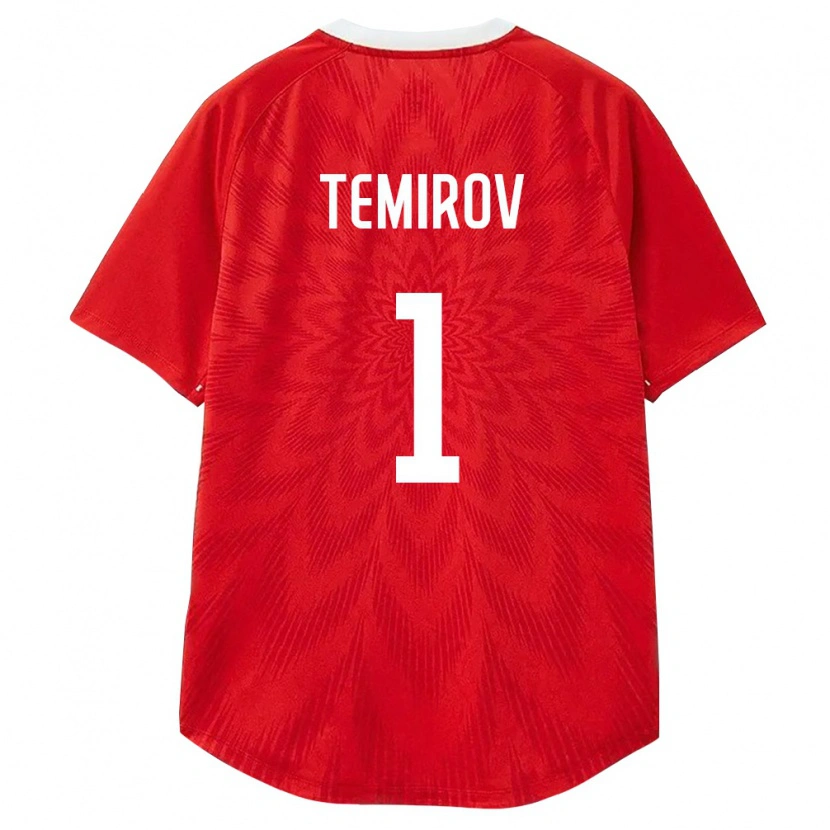 Danxen Dámské Rusko Aleksandr Temirov #1 Červená Bílá Hnědá Domů Hráčské Dresy 26-28 Dres