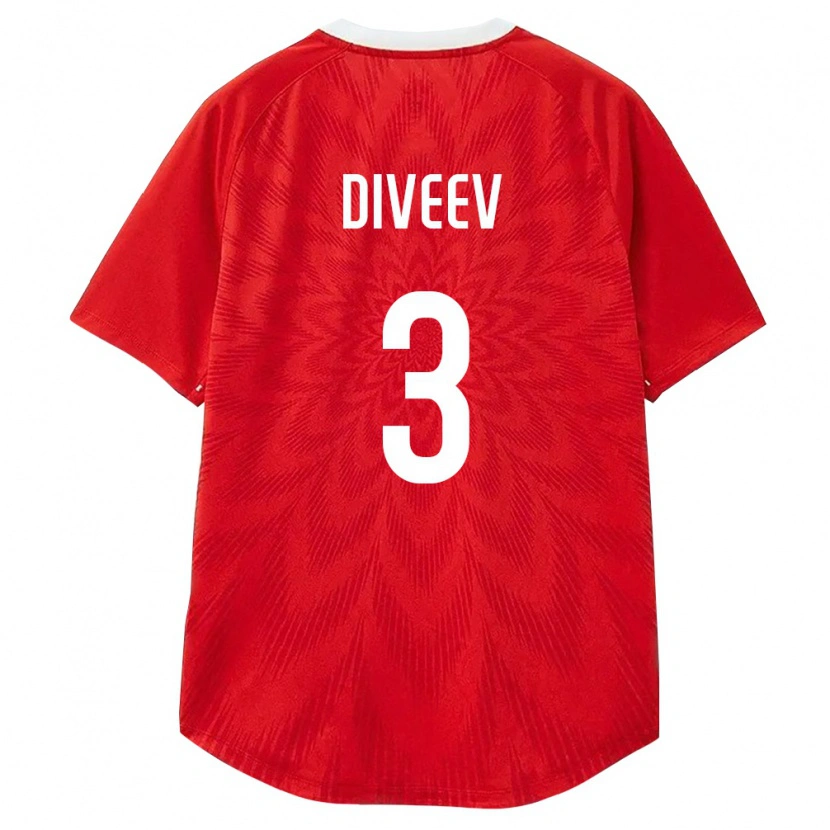 Danxen Dámské Rusko Igor Diveev #3 Červená Bílá Hnědá Domů Hráčské Dresy 26-28 Dres