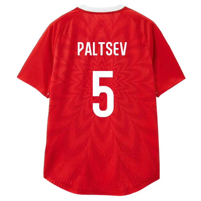 Danxen Dámské Rusko Valentin Paltsev #5 Červená Bílá Hnědá Domů Hráčské Dresy 26-28 Dres