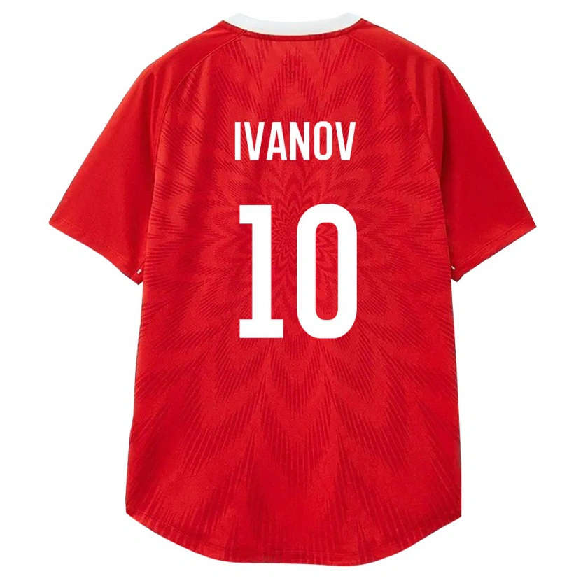 Danxen Dámské Rusko Matvey Ivanov #10 Červená Bílá Hnědá Domů Hráčské Dresy 26-28 Dres