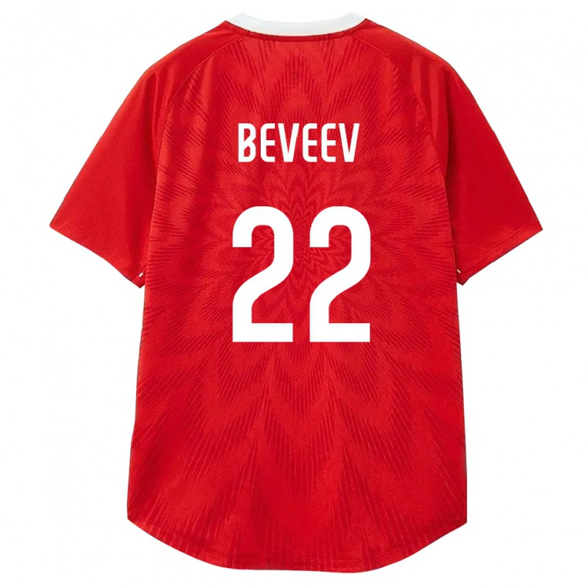Danxen Dámské Rusko Mingiyan Beveev #22 Červená Bílá Hnědá Domů Hráčské Dresy 26-28 Dres
