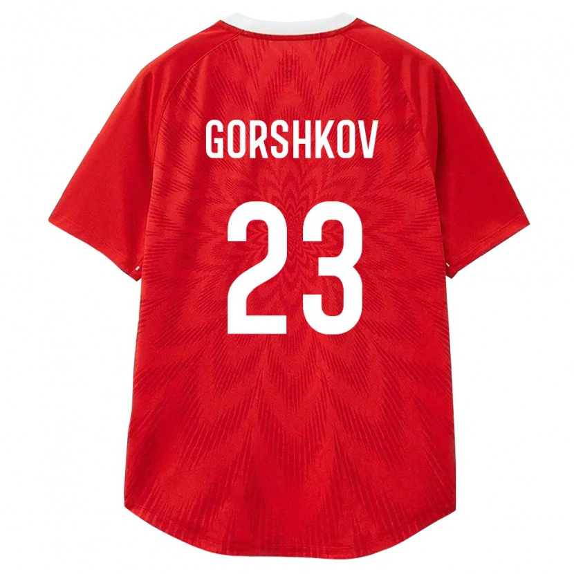 Danxen Dámské Rusko Yuriy Gorshkov #23 Červená Bílá Hnědá Domů Hráčské Dresy 26-28 Dres