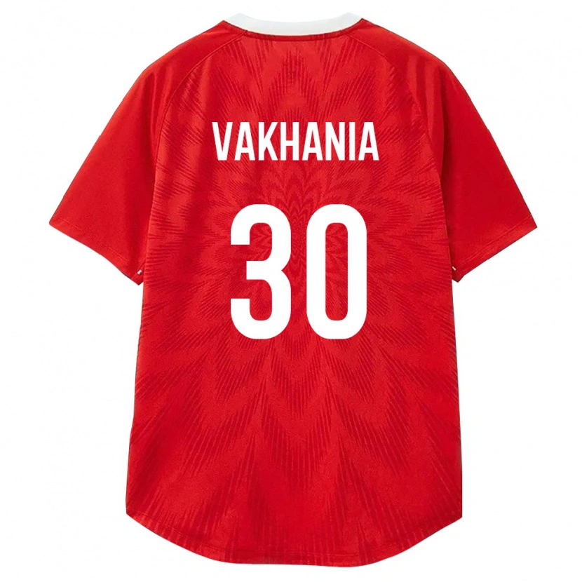 Danxen Dámské Rusko Ilya Vakhania #30 Červená Bílá Hnědá Domů Hráčské Dresy 26-28 Dres