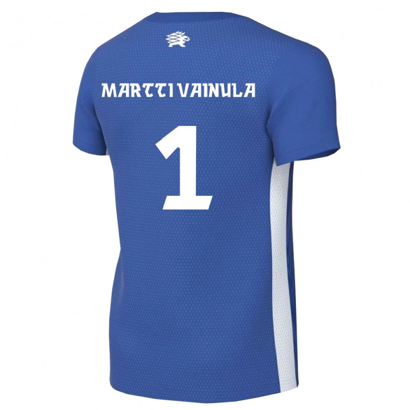 Danxen Dámské Estonsko Jan Martti Vainula #1 Tmavě Modrá Bílá Domů Hráčské Dresy 26-28 Dres