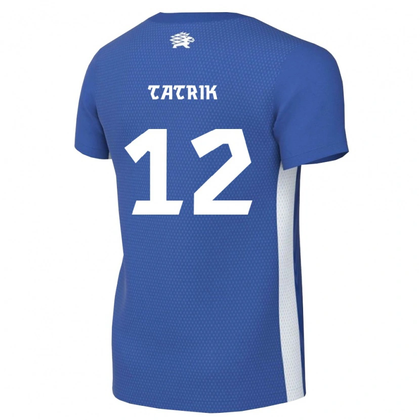 Danxen Dámské Estonsko Andero Tatrik #12 Tmavě Modrá Bílá Domů Hráčské Dresy 26-28 Dres