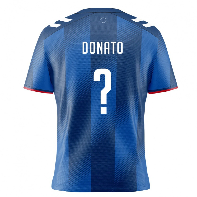Danxen Dámské Portoriko Benjamin Donato #0 Královská Modrá Červená Bílá Domů Hráčské Dresy 26-28 Dres