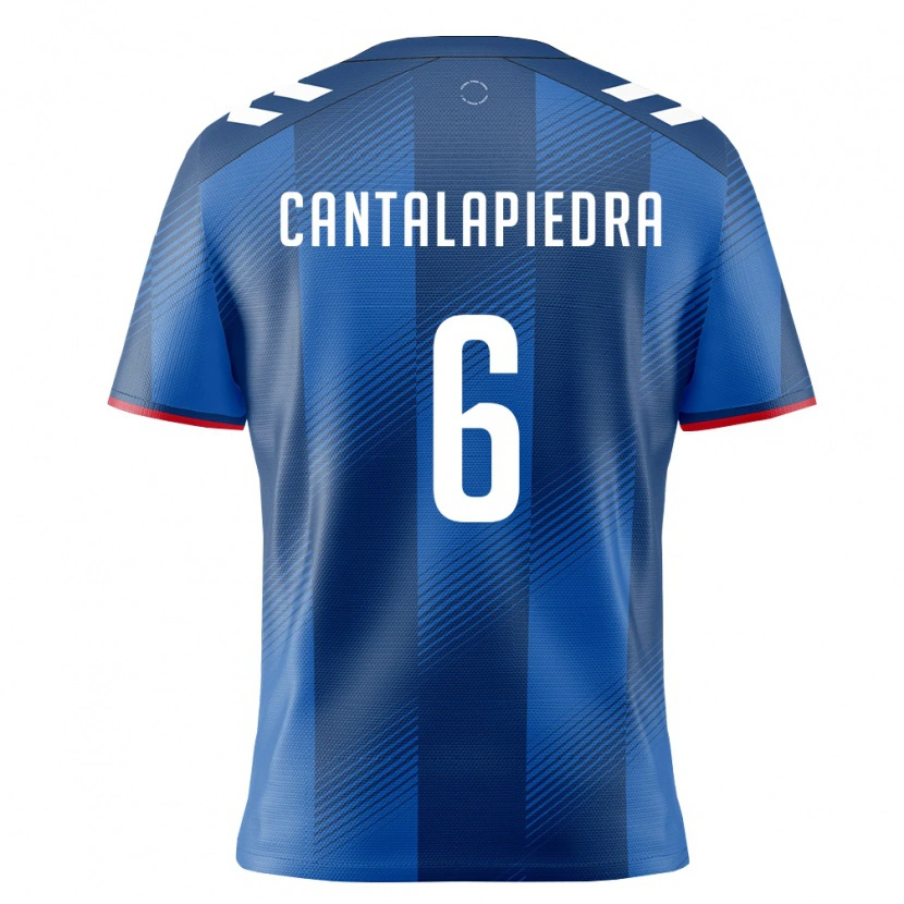 Danxen Dámské Portoriko Marco Cantalapiedra #6 Královská Modrá Červená Bílá Domů Hráčské Dresy 26-28 Dres