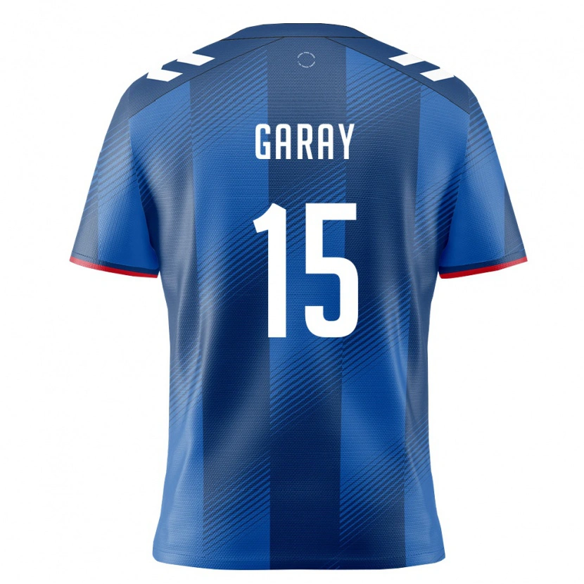 Danxen Dámské Portoriko Ethan Garay #15 Královská Modrá Červená Bílá Domů Hráčské Dresy 26-28 Dres