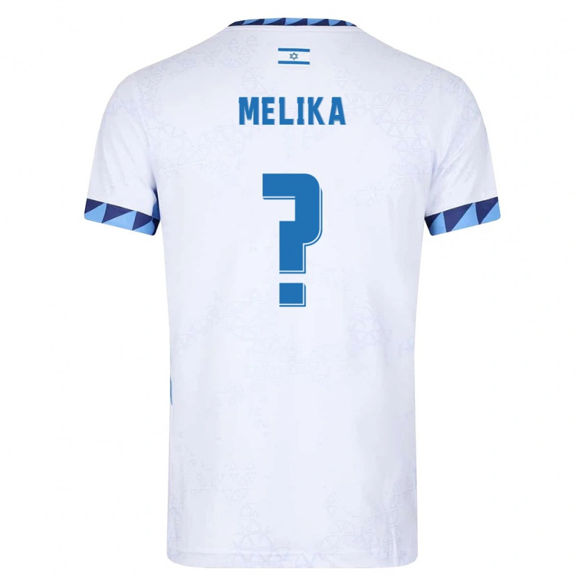 Danxen Dámské Izrael Ofek Melika #0 Bílá Světle Modrá Domů Hráčské Dresy 26-28 Dres