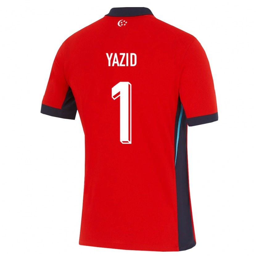 Danxen Dámské Singapur Aizil Yazid #1 Červená Bílá Černá Domů Hráčské Dresy 26-28 Dres