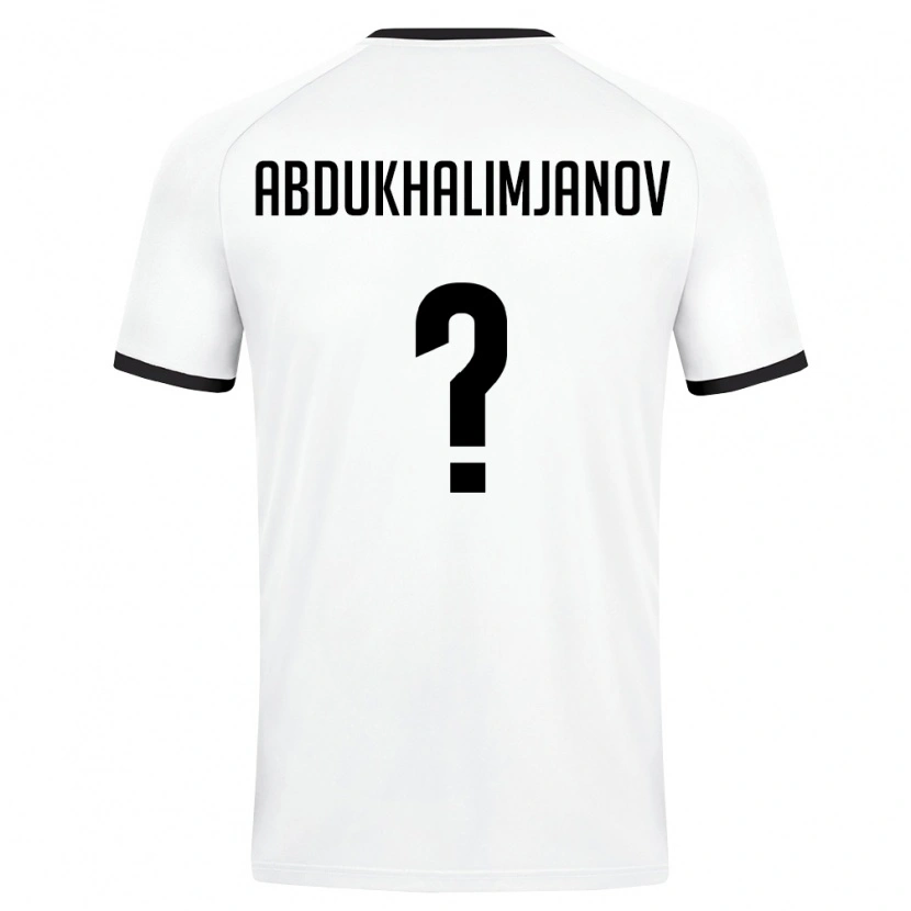 Danxen Dámské Uzbekistán Timur Abdukhalimjanov #0 Bílá Tmavě Zelená Daleko Hráčské Dresy 26-28 Dres