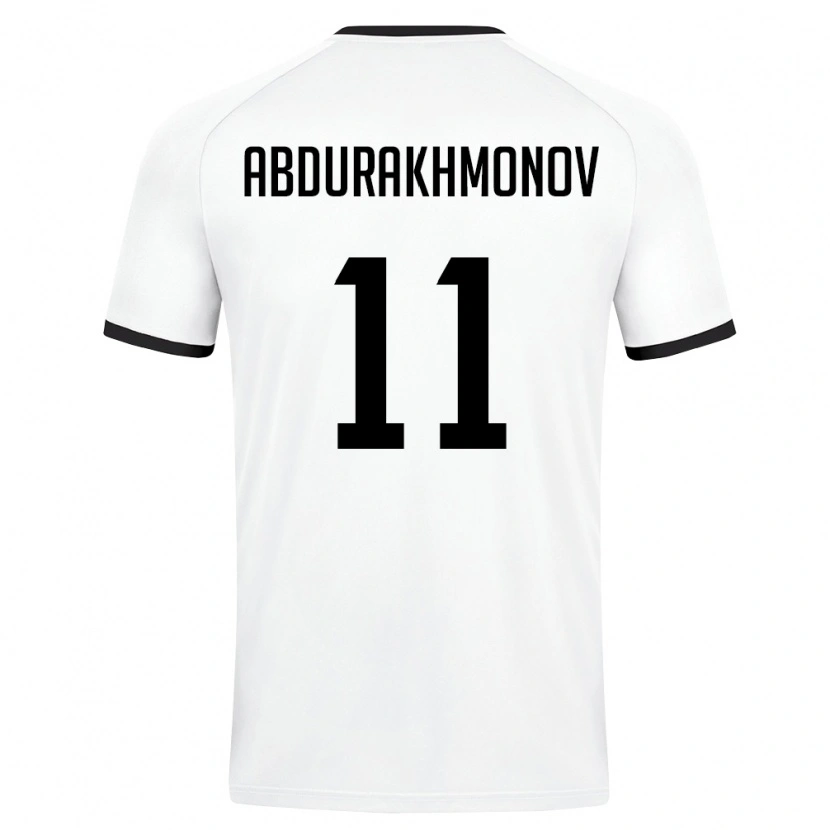 Danxen Dámské Uzbekistán Firdavs Abdurakhmonov #11 Bílá Tmavě Zelená Daleko Hráčské Dresy 26-28 Dres