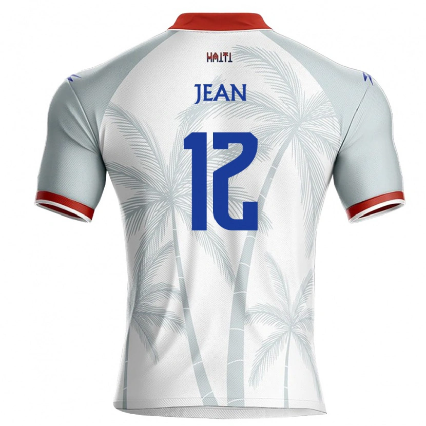 Danxen Dámské Haiti Guivenson Jean #12 Bílá Červená Šedá Daleko Hráčské Dresy 26-28 Dres