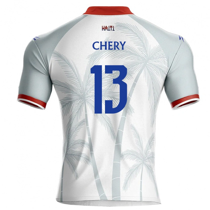 Danxen Dámské Haiti Mikenley Chery #13 Bílá Červená Šedá Daleko Hráčské Dresy 26-28 Dres