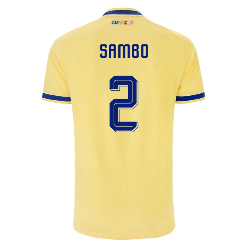 Danxen Dámské Curaçao Shurandy Sambo #2 Žlutá Námořnická Růžová Daleko Hráčské Dresy 26-28 Dres