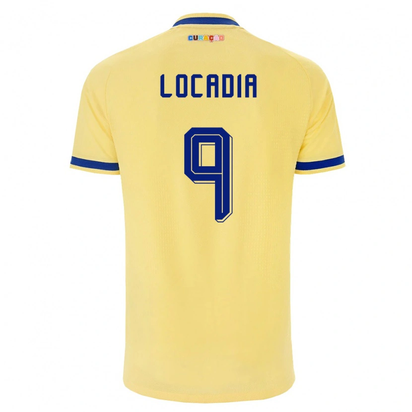 Danxen Dámské Curaçao Jürgen Locadia #9 Žlutá Námořnická Růžová Daleko Hráčské Dresy 26-28 Dres