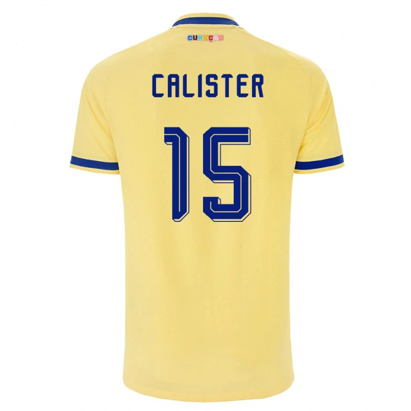 Danxen Dámské Curaçao Noah Calister #15 Žlutá Námořnická Růžová Daleko Hráčské Dresy 26-28 Dres