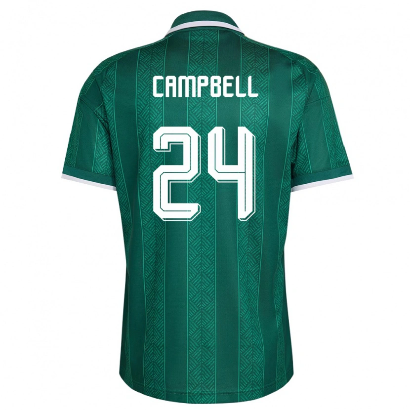 Danxen Dámské Jihoafrická Republika Shandre Campbell #24 Zelená Bílá Zlatá Daleko Hráčské Dresy 26-28 Dres