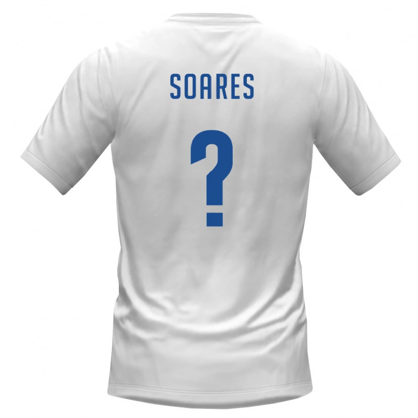 Danxen Dámské Kapverdy Jorginho Soares #0 Bílá Vínová Daleko Hráčské Dresy 26-28 Dres