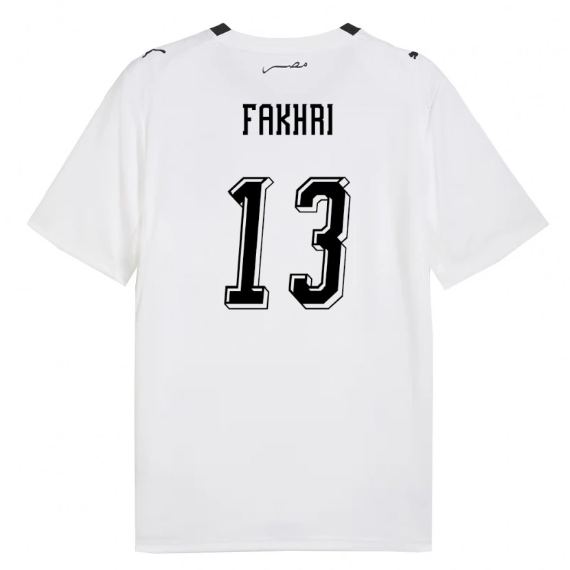 Danxen Dámské Egypt Fares Fakhri #13 Bílá Šedá Černá Daleko Hráčské Dresy 26-28 Dres