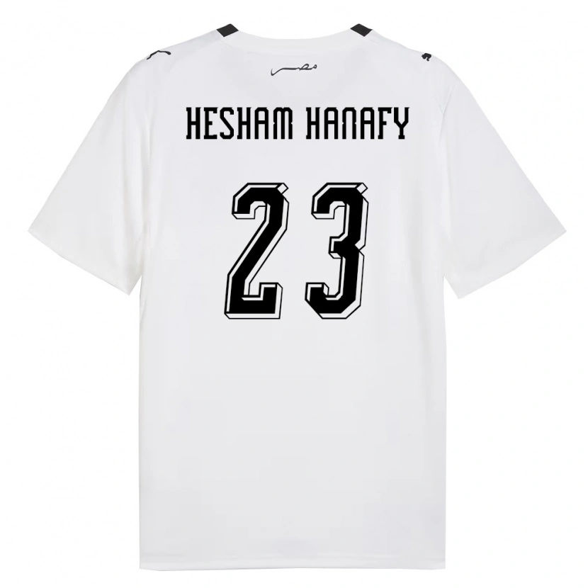 Danxen Dámské Egypt Yassin Hesham Hanafy #23 Bílá Šedá Černá Daleko Hráčské Dresy 26-28 Dres