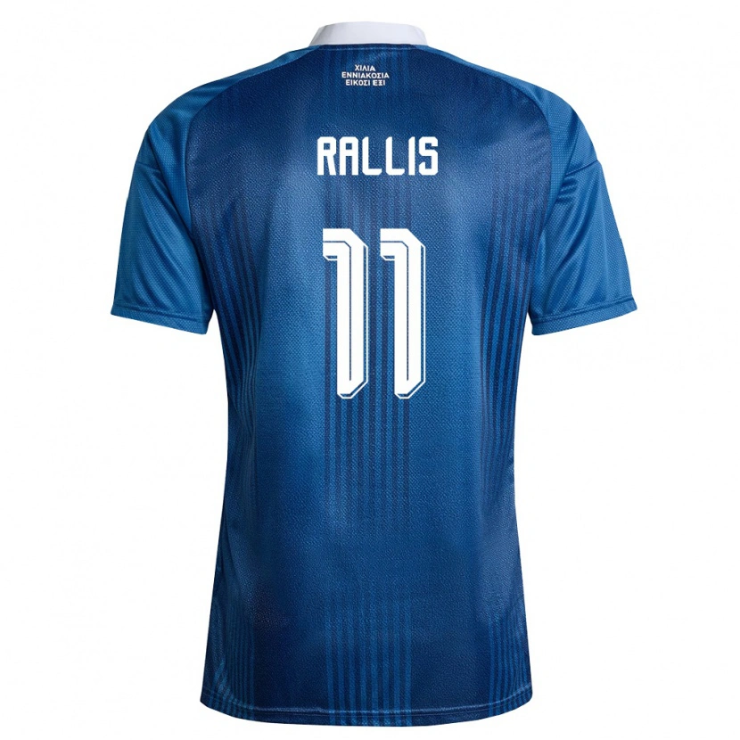Danxen Dámské Řecko Dimitris Rallis #11 Námořnická Modrá Bílá Daleko Hráčské Dresy 26-28 Dres