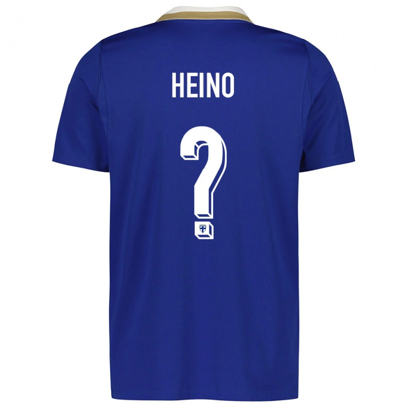 Danxen Dámské Finsko Oliver Heino #0 Modrá Bílá Daleko Hráčské Dresy 26-28 Dres