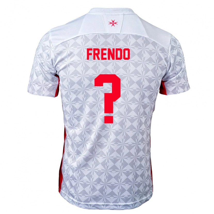 Danxen Dámské Malta Liam Frendo #0 Šedá Bílá Červená Daleko Hráčské Dresy 26-28 Dres