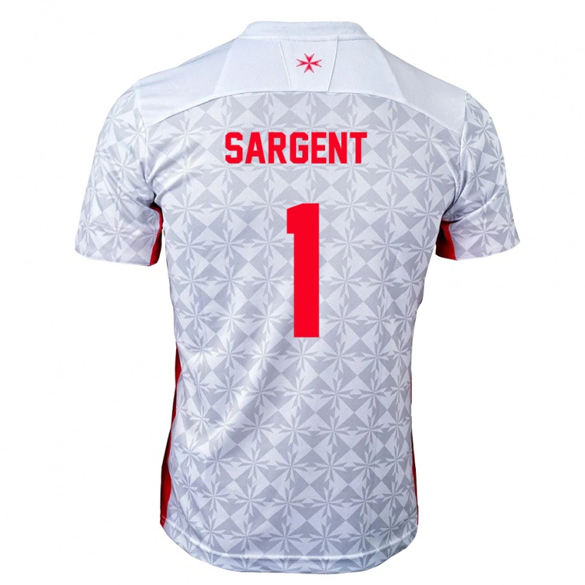 Danxen Dámské Malta Karl Sargent #1 Šedá Bílá Červená Daleko Hráčské Dresy 26-28 Dres