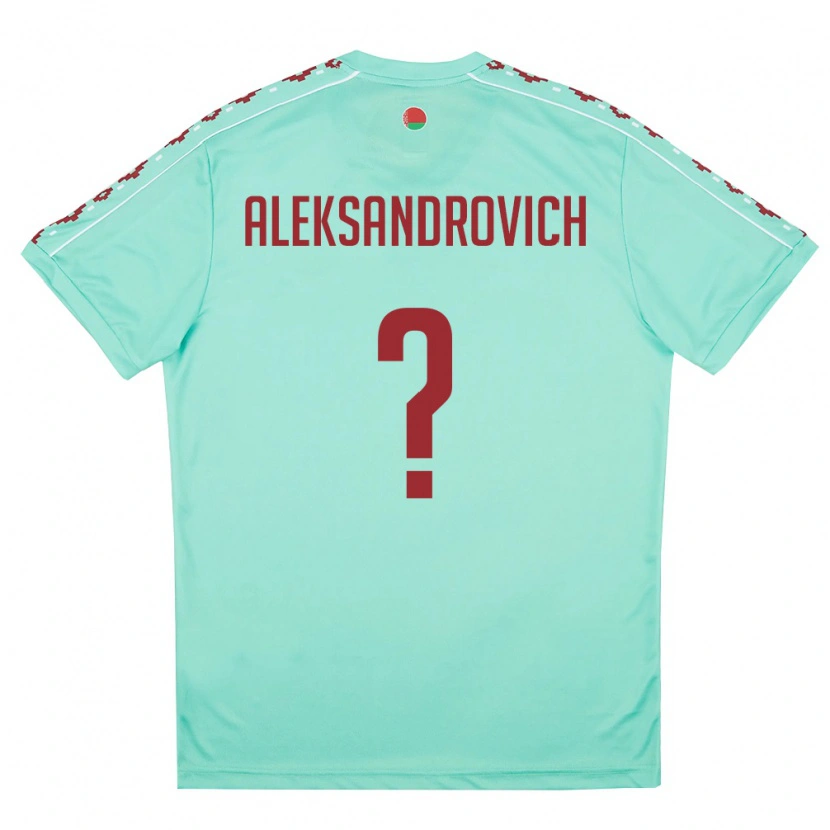 Danxen Dámské Bělorusko Aleksandr Aleksandrovich #0 Světle Zelená Vínová Daleko Hráčské Dresy 26-28 Dres