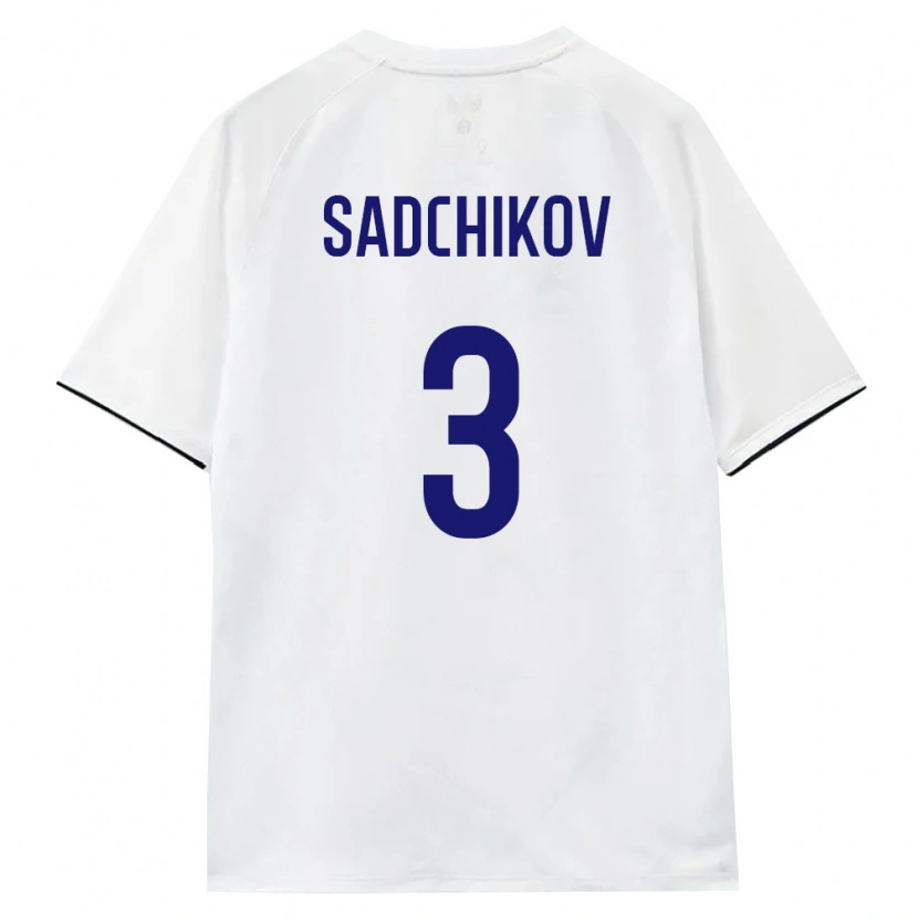 Danxen Dámské Rusko Stepan Sadchikov #3 Bílá Hnědá Černá Daleko Hráčské Dresy 26-28 Dres