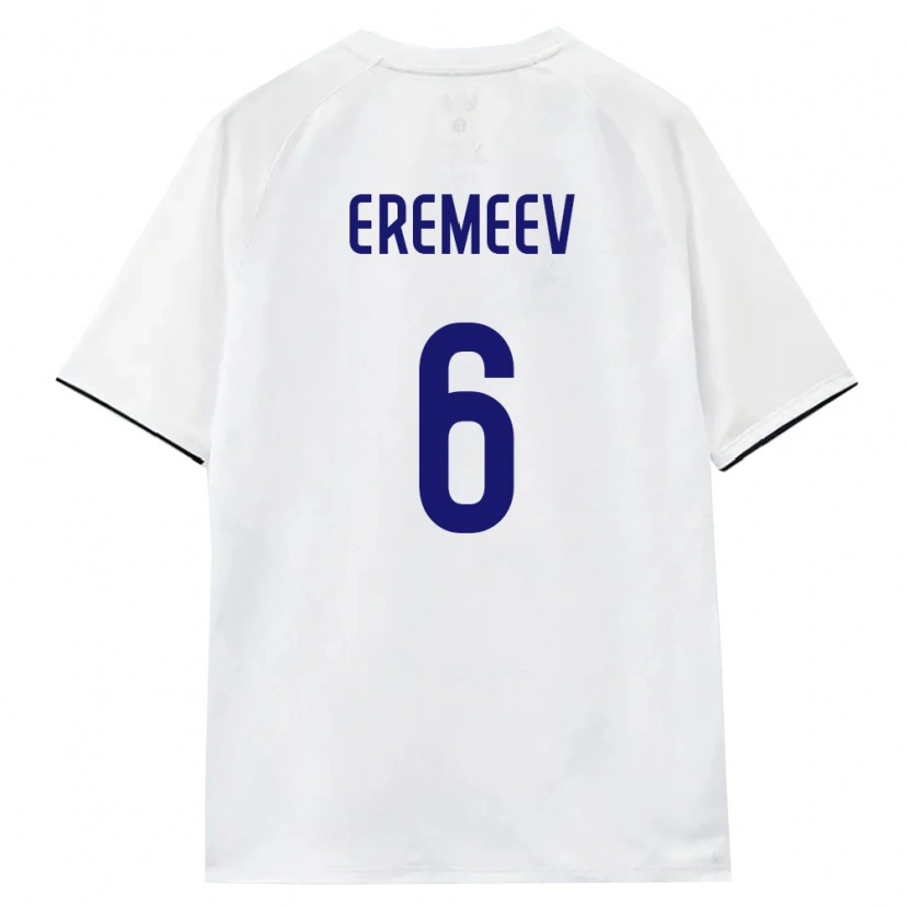 Danxen Dámské Rusko Ilya Eremeev #6 Bílá Hnědá Černá Daleko Hráčské Dresy 26-28 Dres