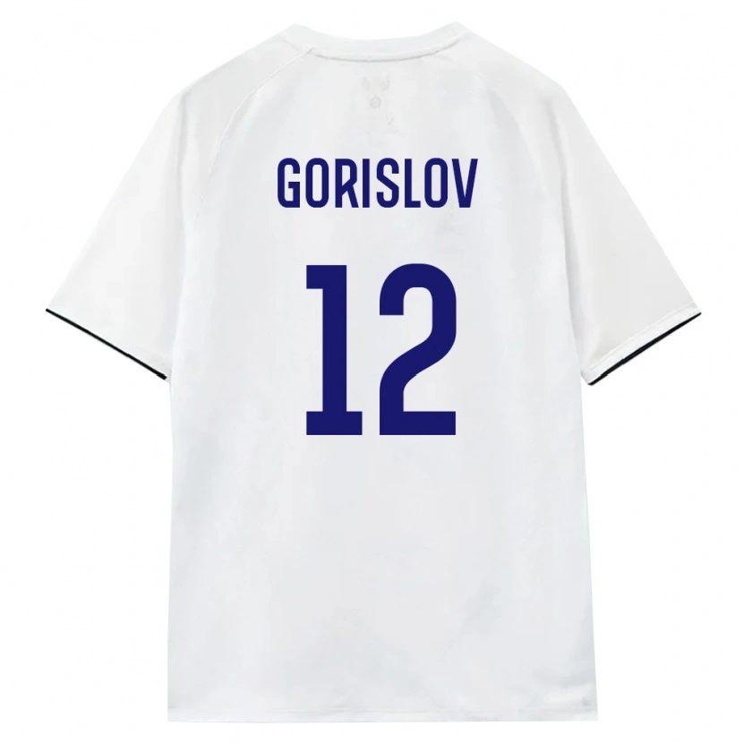 Danxen Dámské Rusko Yaroslav Gorislov #12 Bílá Hnědá Černá Daleko Hráčské Dresy 26-28 Dres