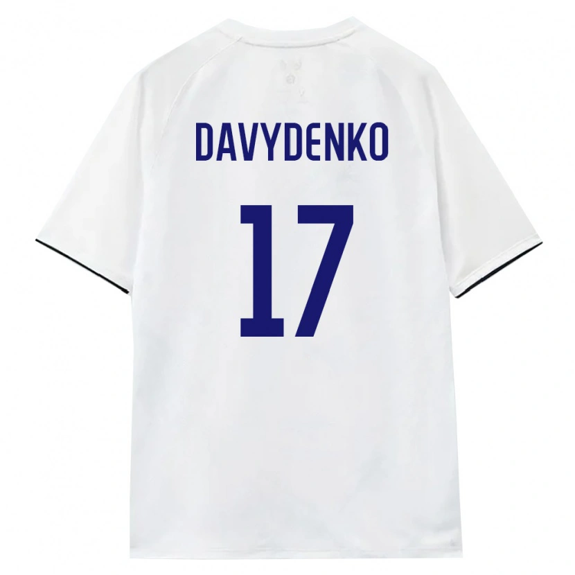 Danxen Dámské Rusko Mikhail Davydenko #17 Bílá Hnědá Černá Daleko Hráčské Dresy 26-28 Dres
