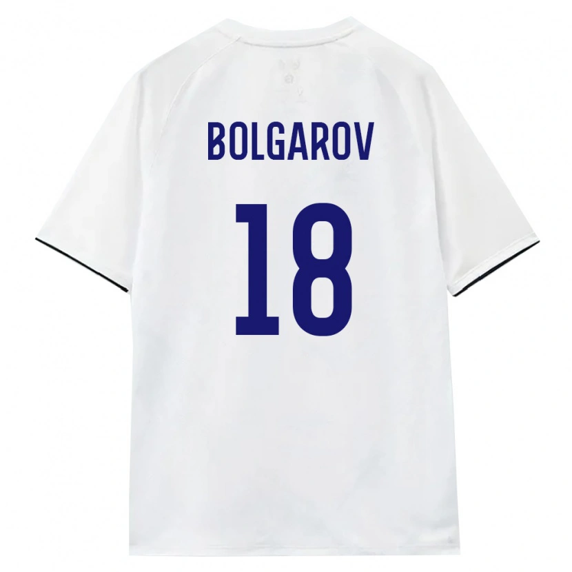 Danxen Dámské Rusko Ivan Bolgarov #18 Bílá Hnědá Černá Daleko Hráčské Dresy 26-28 Dres