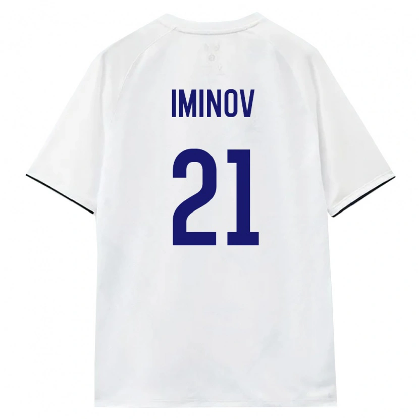 Danxen Dámské Rusko Ikhsan Iminov #21 Bílá Hnědá Černá Daleko Hráčské Dresy 26-28 Dres