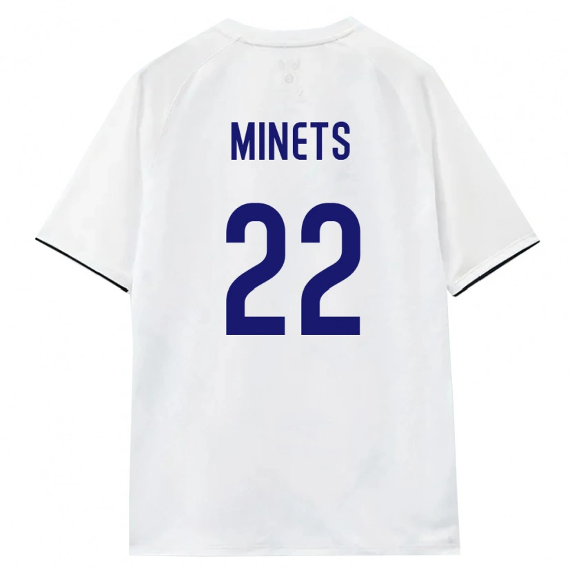 Danxen Dámské Rusko Matvey Minets #22 Bílá Hnědá Černá Daleko Hráčské Dresy 26-28 Dres