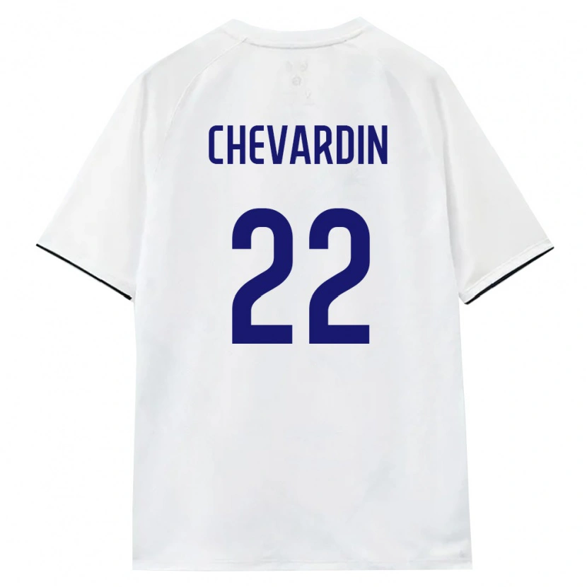 Danxen Dámské Rusko Daniil Chevardin #22 Bílá Hnědá Černá Daleko Hráčské Dresy 26-28 Dres