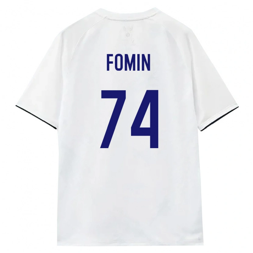 Danxen Dámské Rusko Daniil Fomin #74 Bílá Hnědá Černá Daleko Hráčské Dresy 26-28 Dres