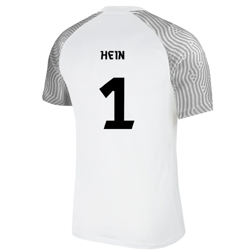 Danxen Dámské Estonsko Karl Hein #1 Bílá Šedá Daleko Hráčské Dresy 26-28 Dres