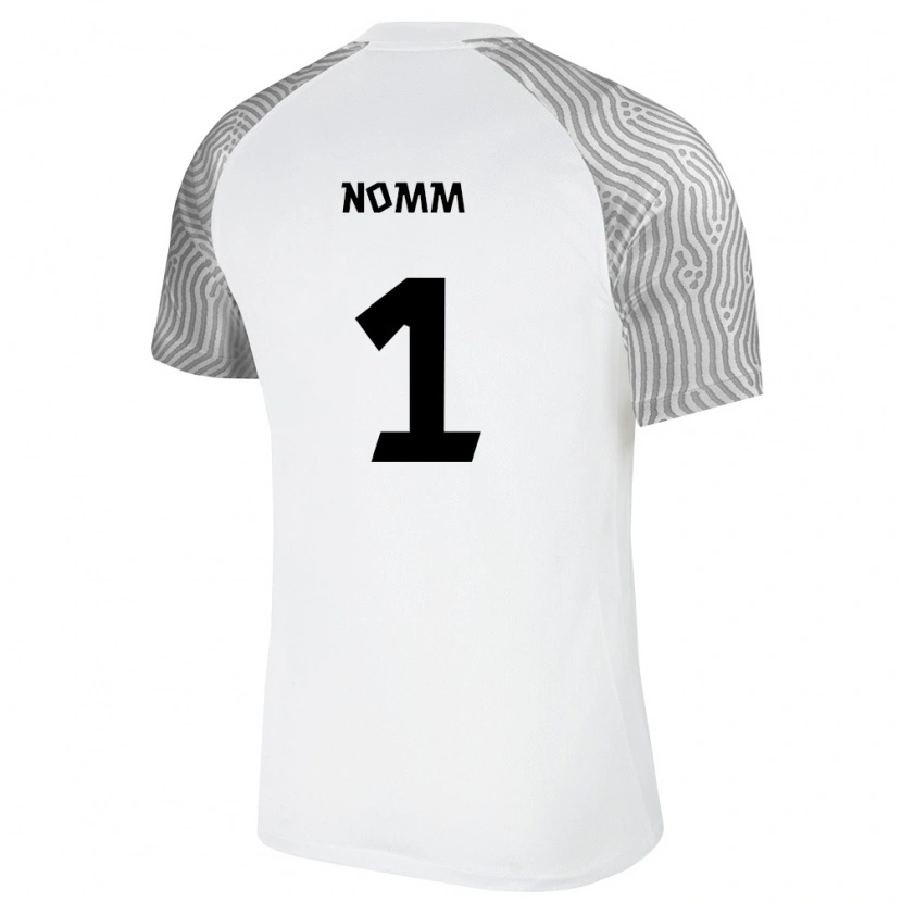 Danxen Dámské Estonsko Ott Nomm #1 Bílá Šedá Daleko Hráčské Dresy 26-28 Dres