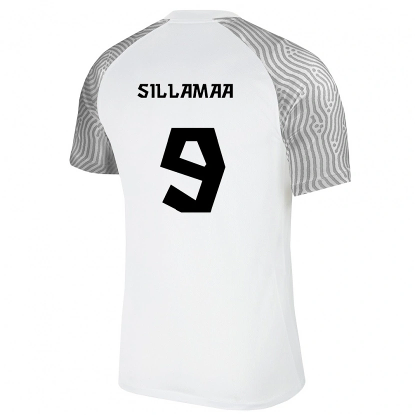 Danxen Dámské Estonsko Ramol Sillamaa #9 Bílá Šedá Daleko Hráčské Dresy 26-28 Dres